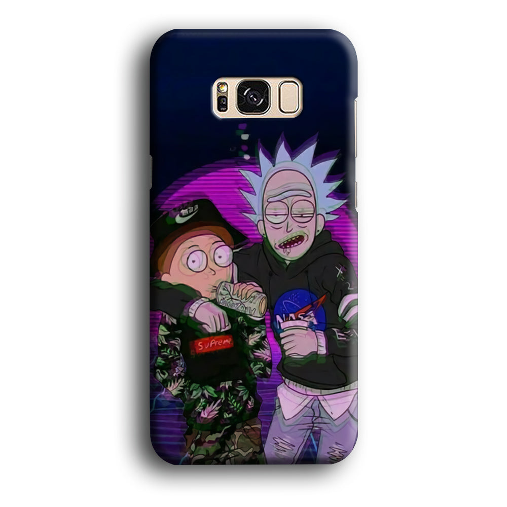 Rick and Morty Hypebeast Samsung Galaxy S8 Plus Case