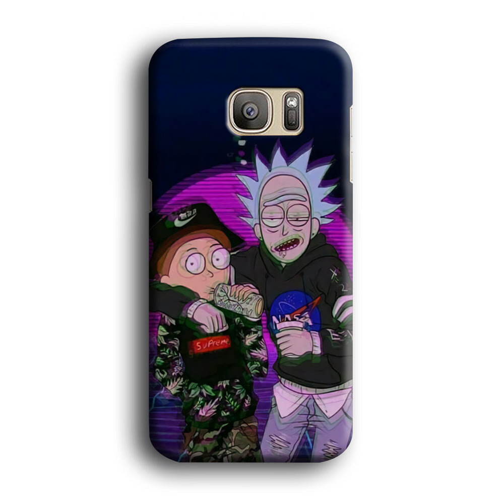 Rick and Morty Hypebeast Samsung Galaxy S7 Case