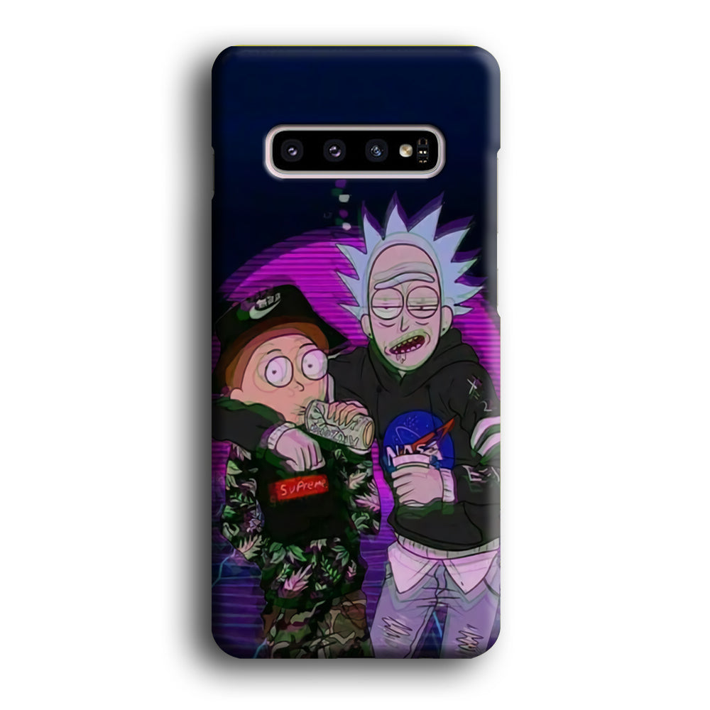 Rick and Morty Hypebeast Samsung Galaxy S10 Case