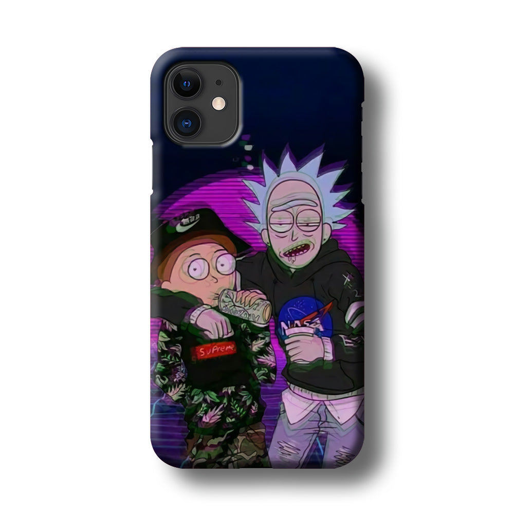 Rick and Morty Hypebeast iPhone 11 Case