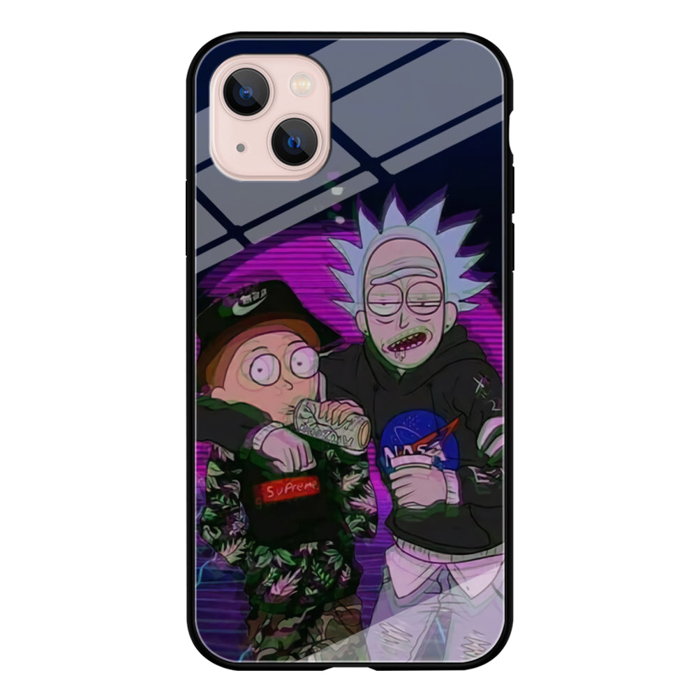 Rick and Morty Hypebeast iPhone 13 Case