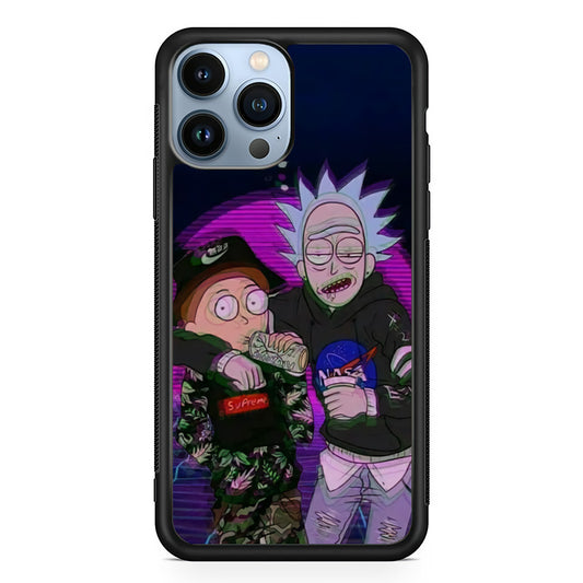 Rick and Morty Hypebeast iPhone 13 Pro Max Case