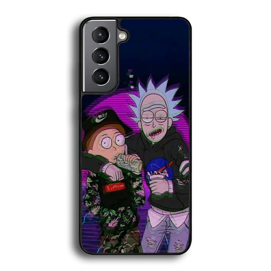 Rick and Morty Hypebeast Samsung Galaxy S21 Plus Case - Carneyforia