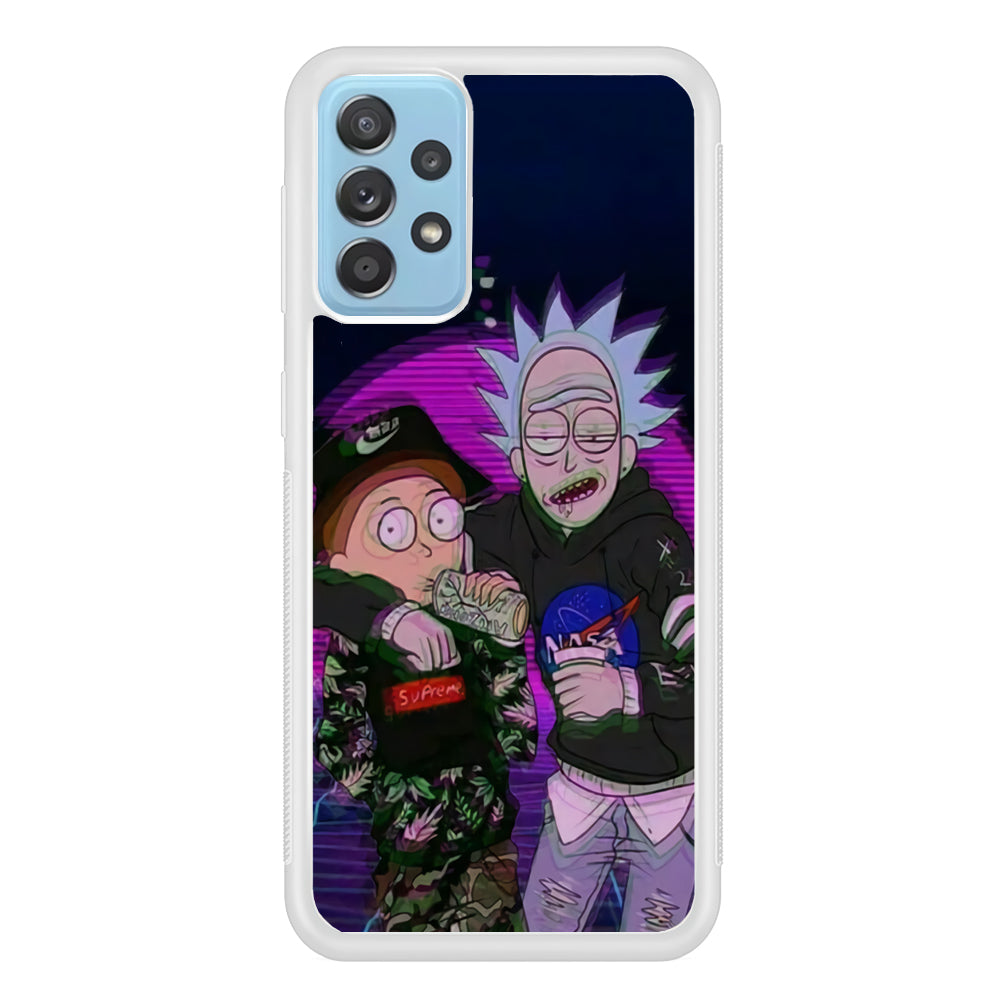 Rick and Morty Hypebeast Samsung Galaxy A72 Case