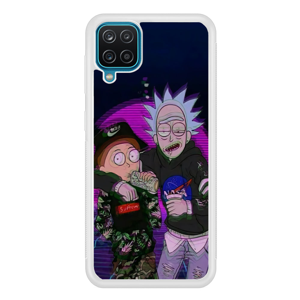 Rick and Morty Hypebeast Samsung Galaxy A12 Case