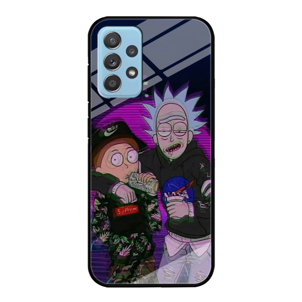 Rick and Morty Hypebeast Samsung Galaxy A72 Case