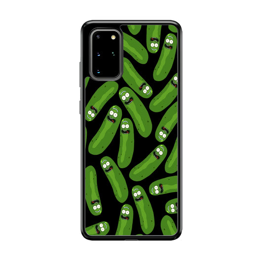 Rick and Morty Patern Pickle Samsung Galaxy S20 Plus Case