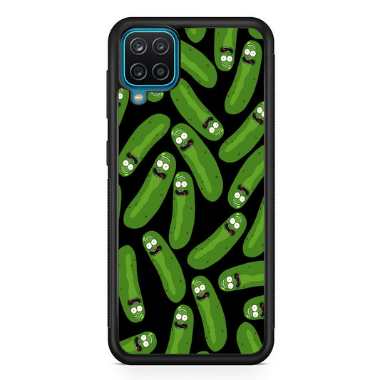 Rick and Morty Patern Pickle Samsung Galaxy A12 Case