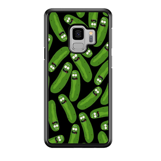 Rick and Morty Patern Pickle Samsung Galaxy S9 Case