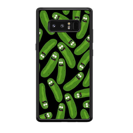 Rick and Morty Patern Pickle Samsung Galaxy Note 8 Case
