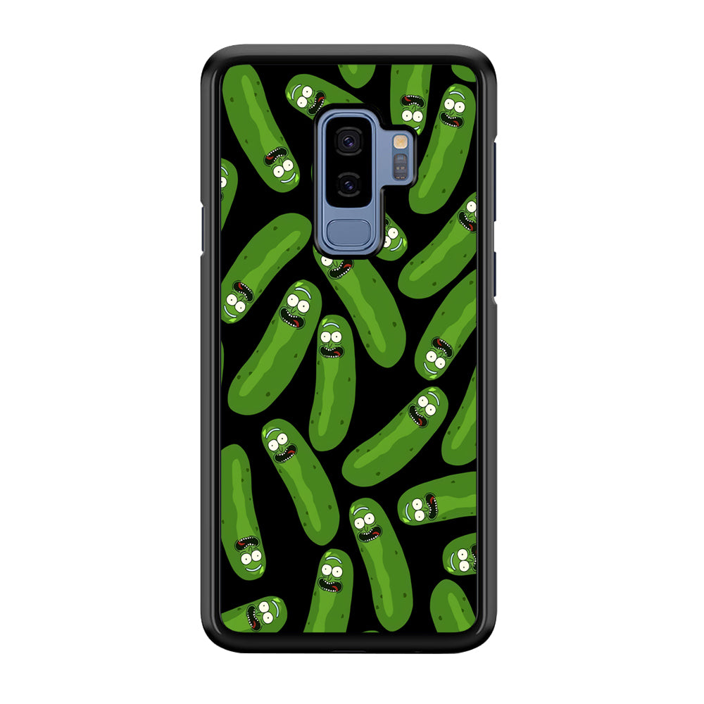 Rick and Morty Patern Pickle Samsung Galaxy S9 Plus Case
