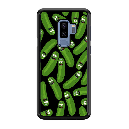 Rick and Morty Patern Pickle Samsung Galaxy S9 Plus Case