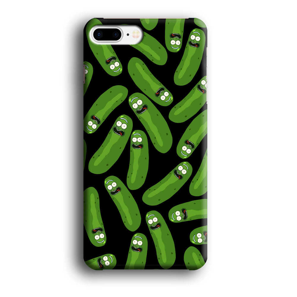 Rick and Morty Patern Pickle iPhone 7 Plus Case