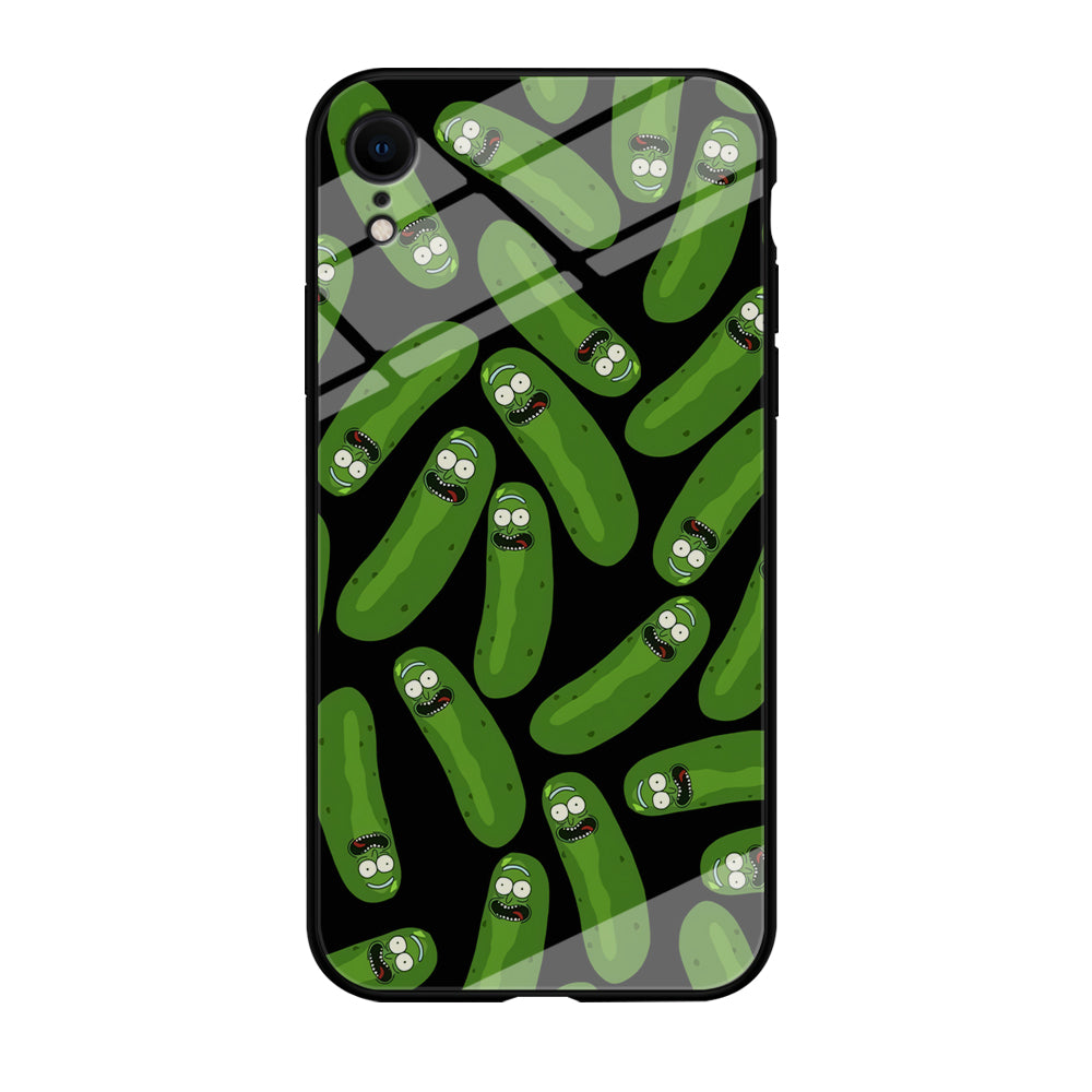 Rick and Morty Patern Pickle iPhone XR Case