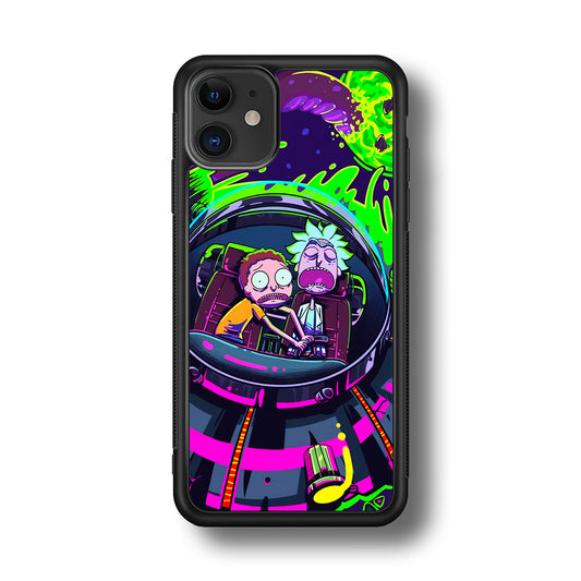 Rick and Morty Space Gate iPhone 11 Case