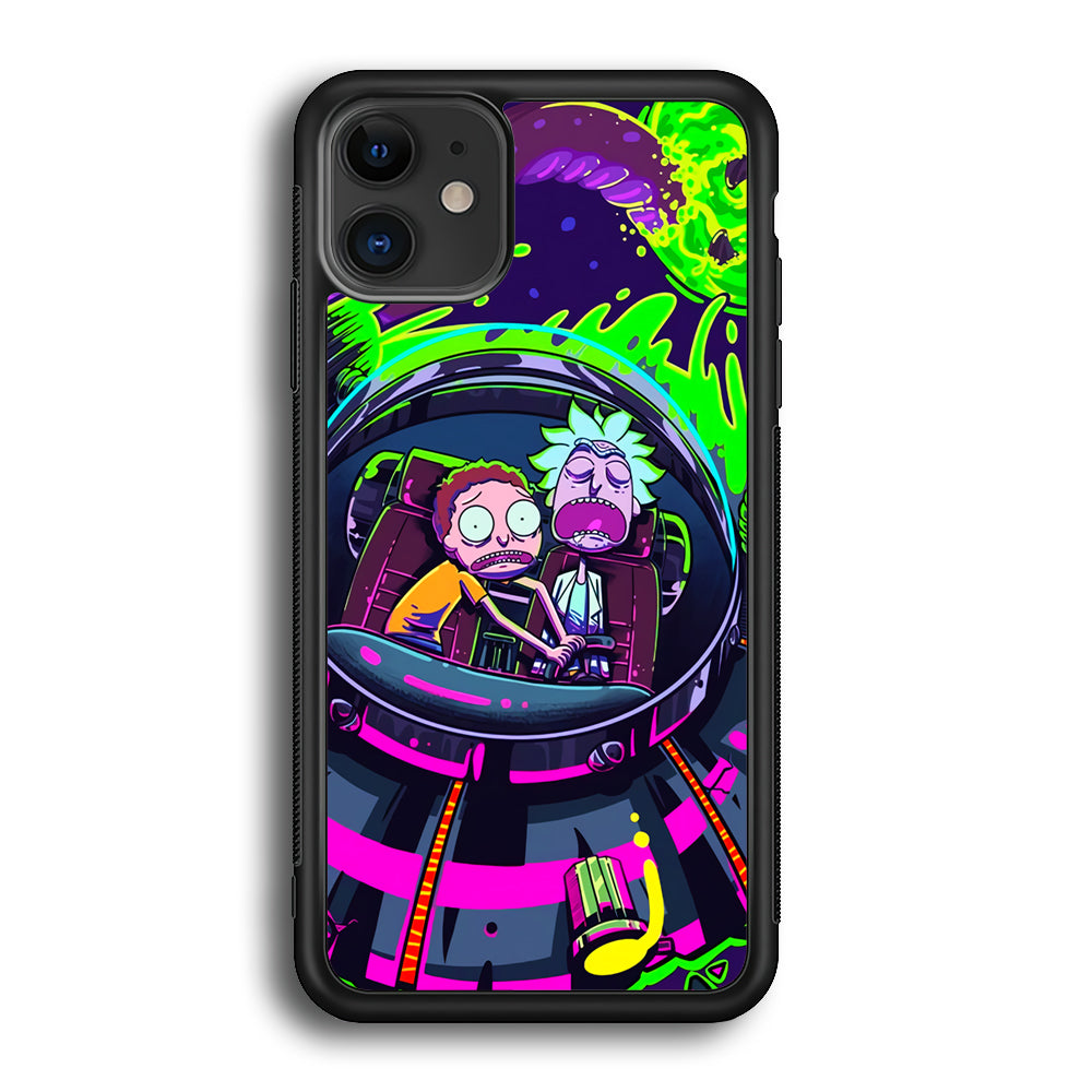 Rick and Morty Space Gate iPhone 12 Case