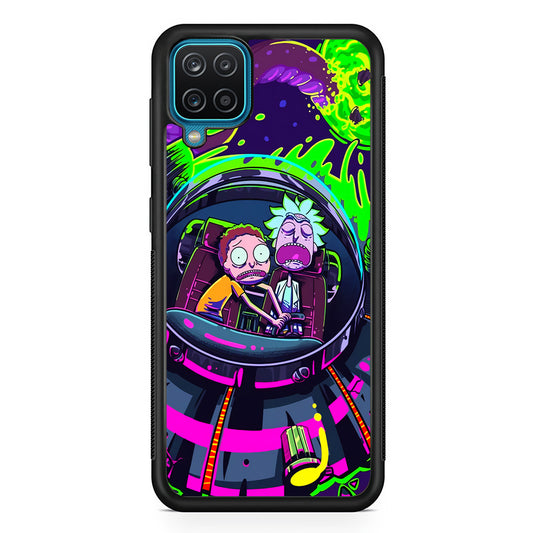 Rick and Morty Space Gate Samsung Galaxy A12 Case