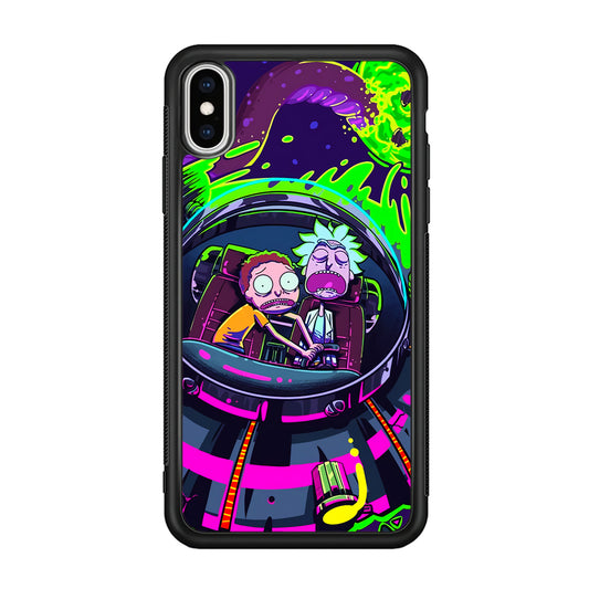 Rick and Morty Space Gate iPhone XS Case