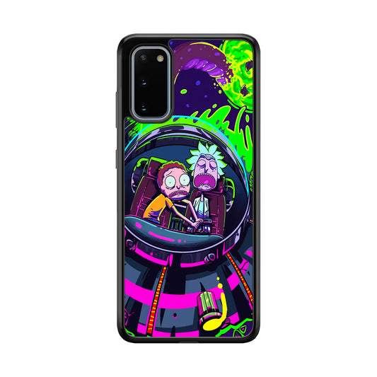 Rick and Morty Space Gate Samsung Galaxy S20 Case