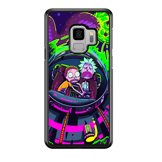 Rick and Morty Space Gate Samsung Galaxy S9 Case