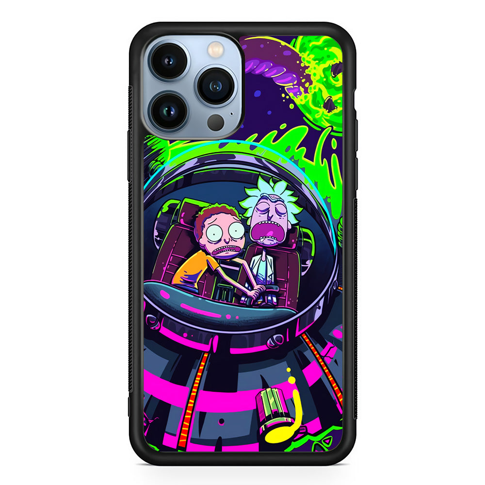 Rick and Morty Space Gate iPhone 13 Pro Max Case