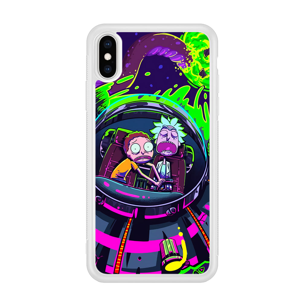 Rick and Morty Space Gate iPhone XS Case