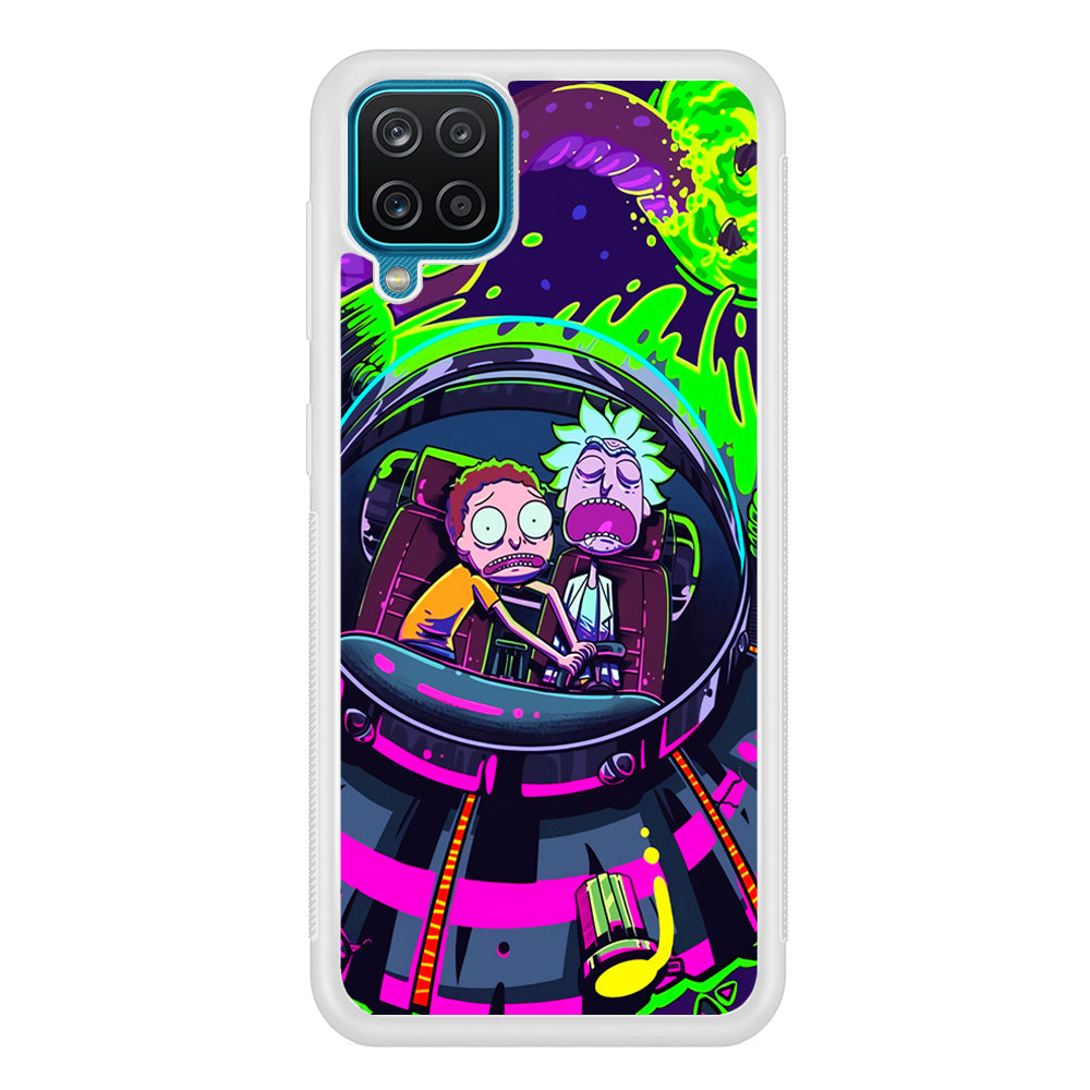 Rick and Morty Space Gate Samsung Galaxy A12 Case