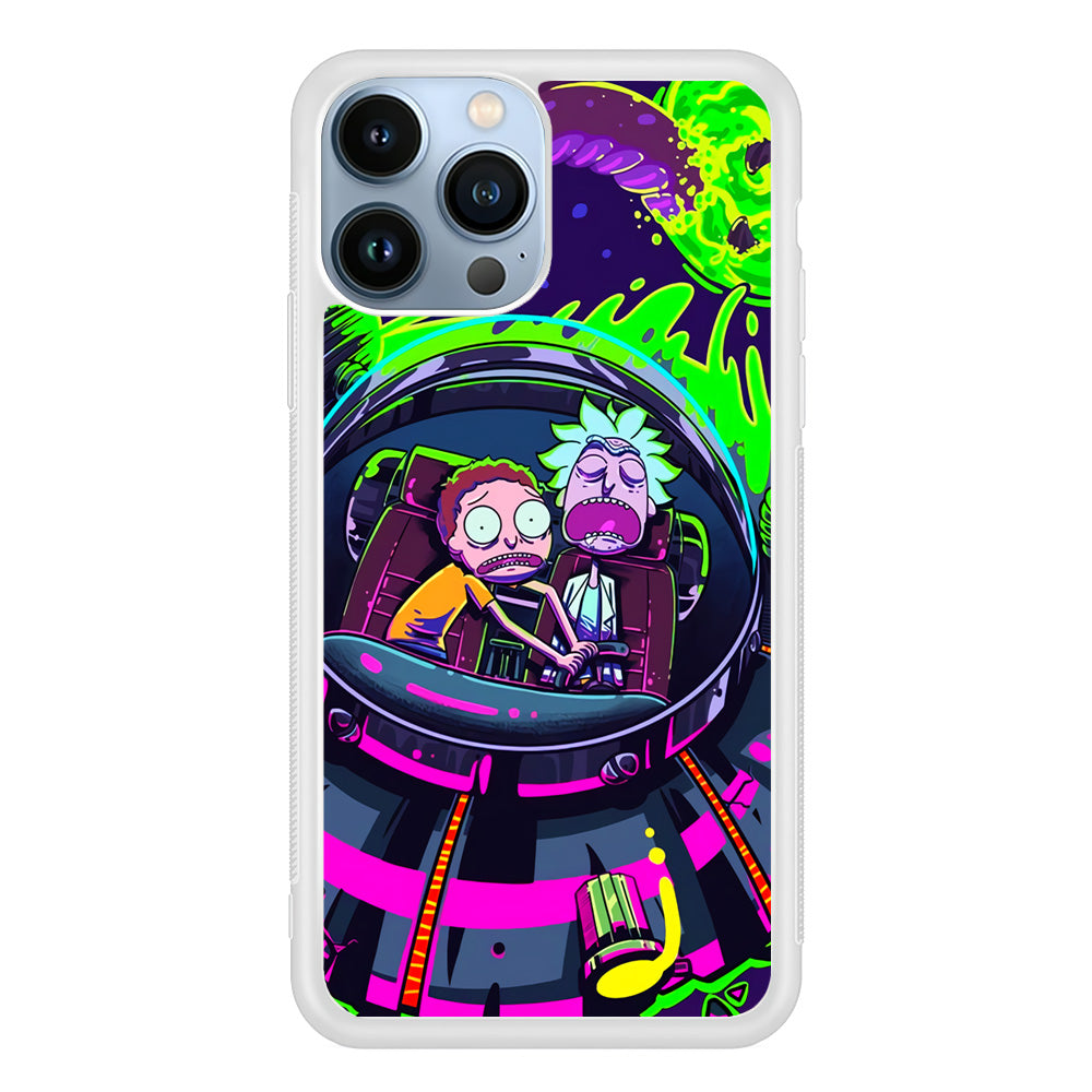 Rick and Morty Space Gate iPhone 13 Pro Max Case