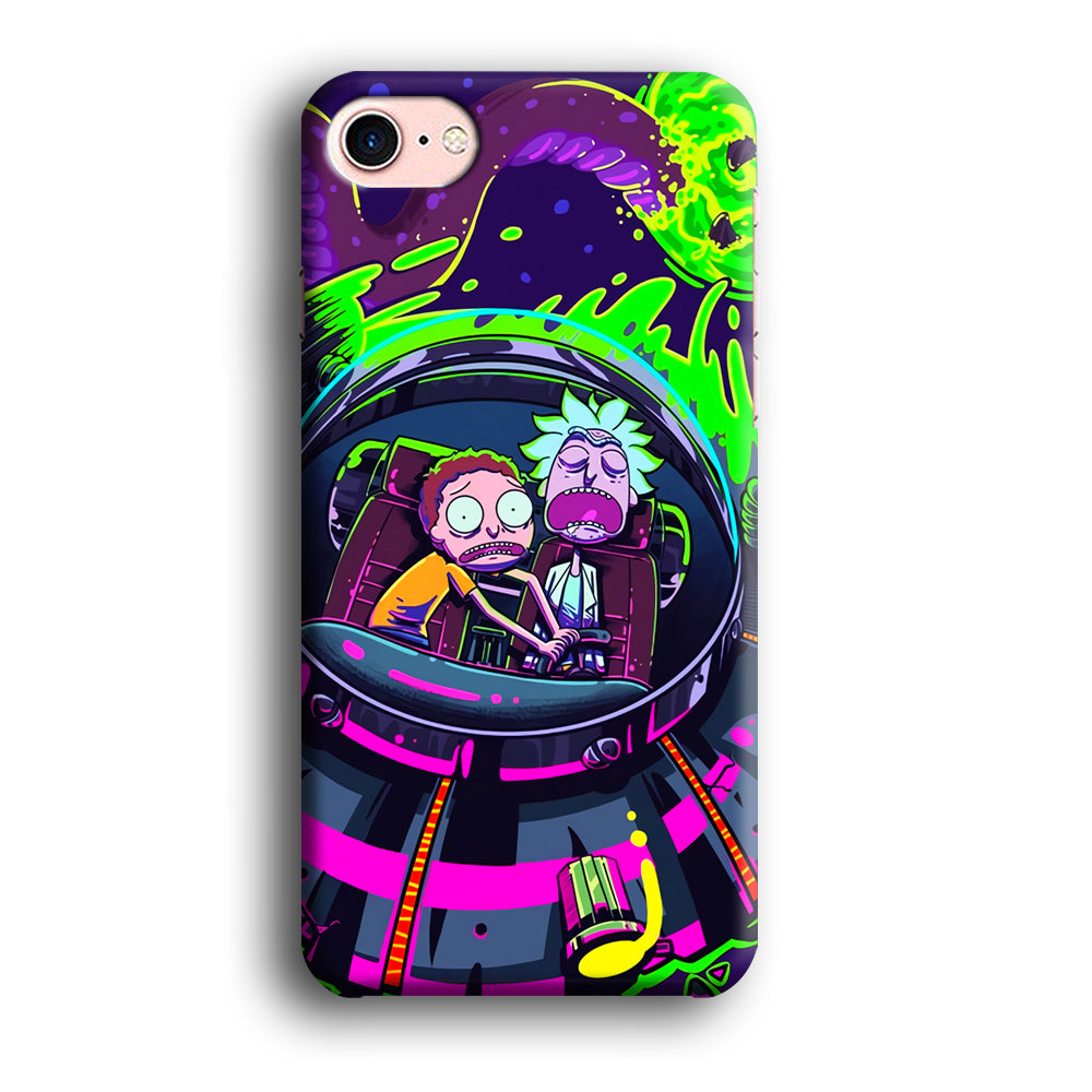 Rick and Morty Space Gate iPhone 8 Case