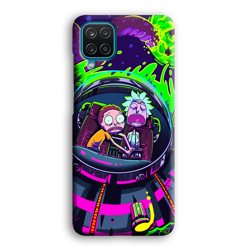 Rick and Morty Space Gate Samsung Galaxy A12 Case