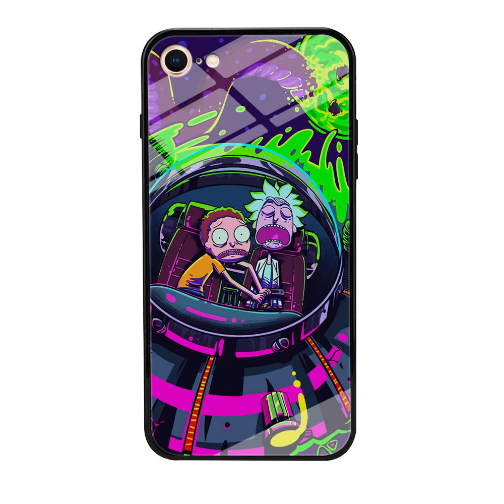 Rick and Morty Space Gate iPhone 8 Case