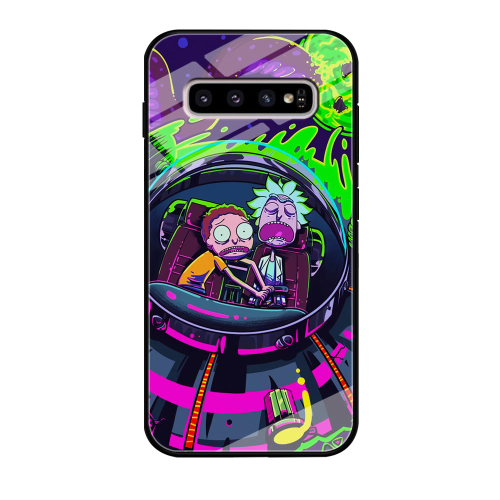 Rick and Morty Space Gate Samsung Galaxy S10 Case