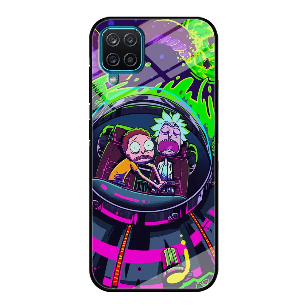 Rick and Morty Space Gate Samsung Galaxy A12 Case