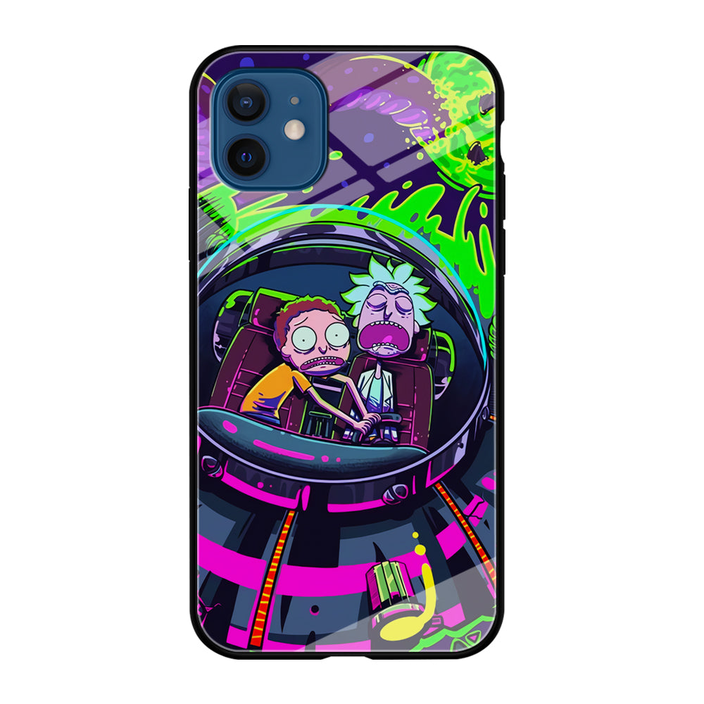 Rick and Morty Space Gate iPhone 12 Case