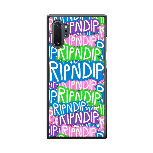 Rip N Dip Colour Of Words Samsung Galaxy Note 10 Plus Case - Carneyforia