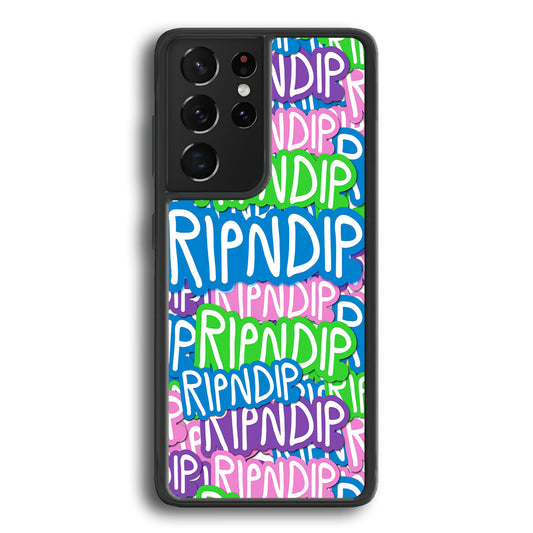 Rip N Dip Colour Of Words Samsung Galaxy S21 Ultra Case - Carneyforia