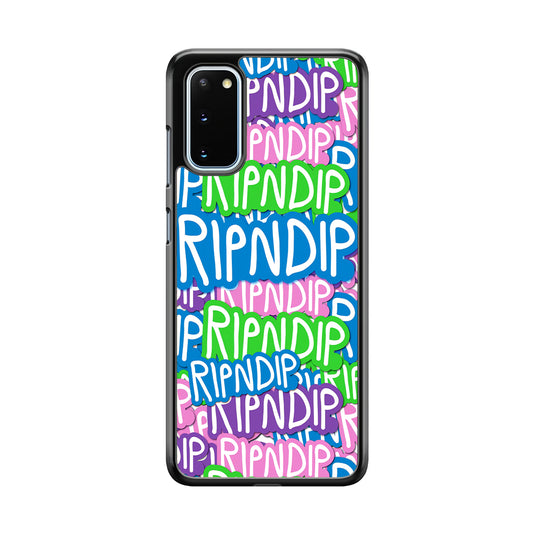 Rip N Dip Colour Of Words Samsung Galaxy S20 Case - Carneyforia