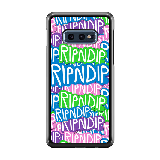 Rip N Dip Colour Of Words Samsung Galaxy S10E Case - Carneyforia
