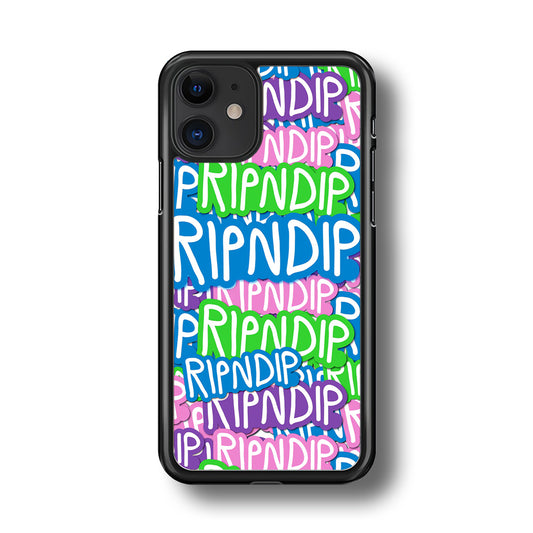 Rip N Dip Colour Of Words iPhone 11 Case - Carneyforia