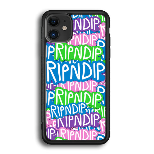 Rip N Dip Colour Of Words iPhone 12 Case - Carneyforia