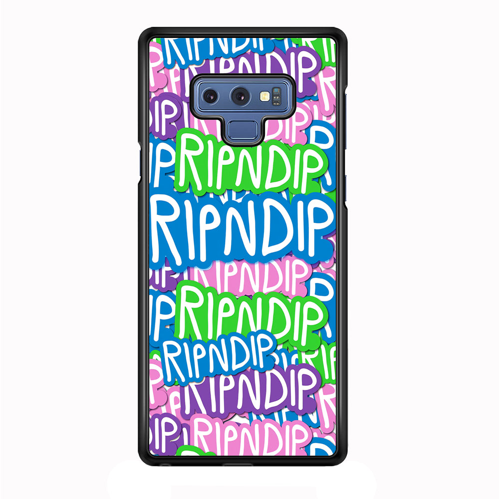 Rip N Dip Colour Of Words Samsung Galaxy Note 9 Case - Carneyforia