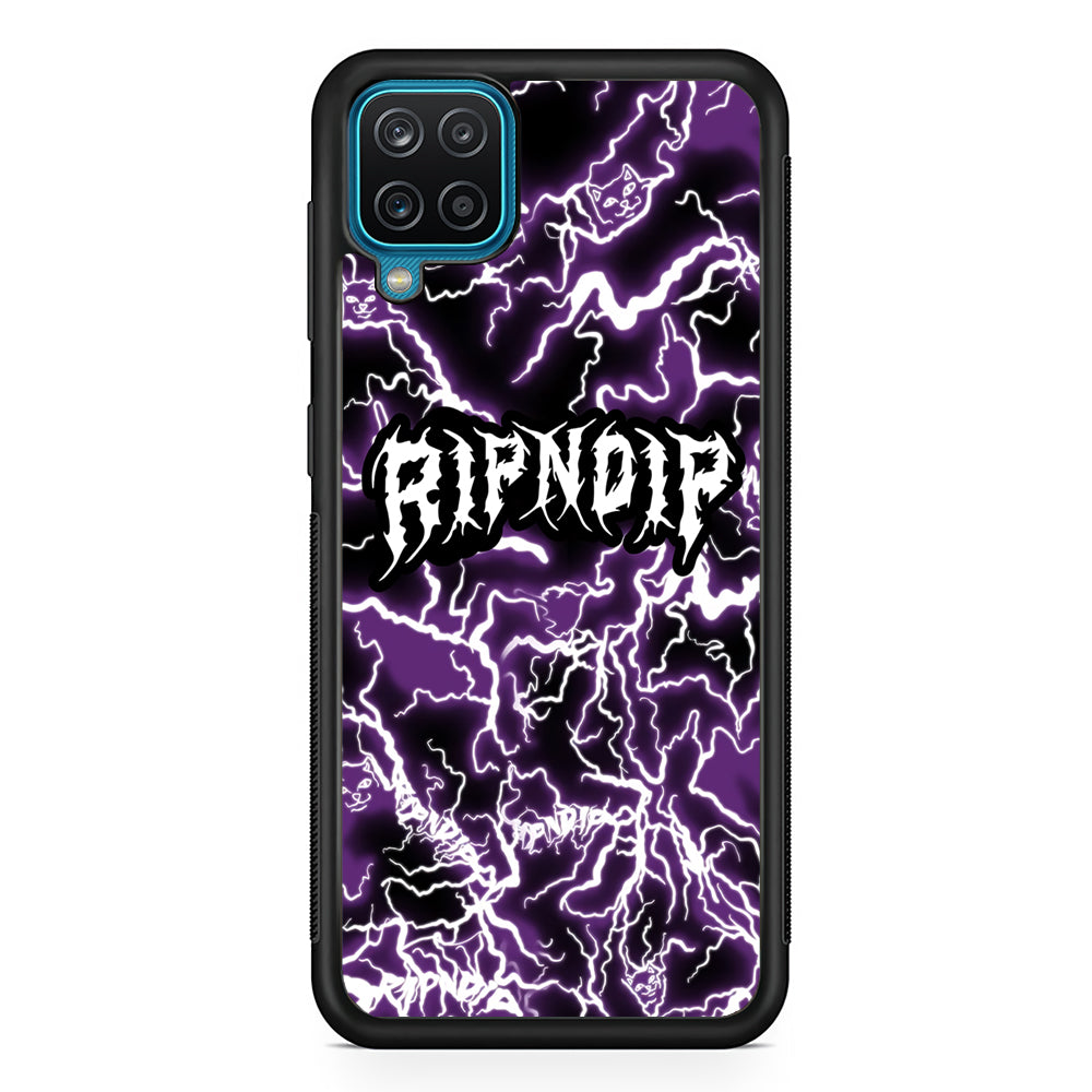 Rip N Dip Storm Light Word Samsung Galaxy A12 Case - Carneyforia