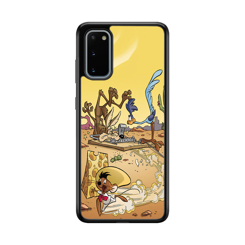 Road Runner Wile E Coyote Trapped Samsung Galaxy S20 Case