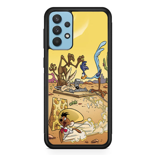 Road Runner Wile E Coyote Trapped Samsung Galaxy A32 Case