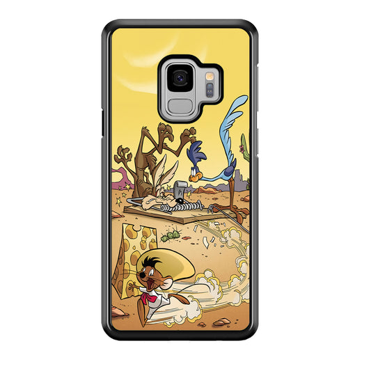 Road Runner Wile E Coyote Trapped Samsung Galaxy S9 Case