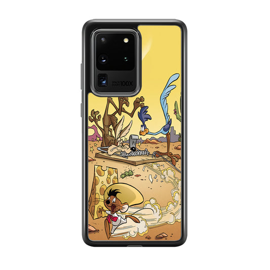Road Runner Wile E Coyote Trapped Samsung Galaxy S20 Ultra Case