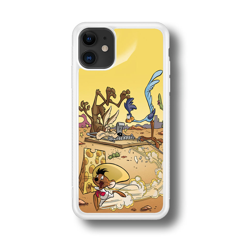 Road Runner Wile E Coyote Trapped iPhone 11 Case