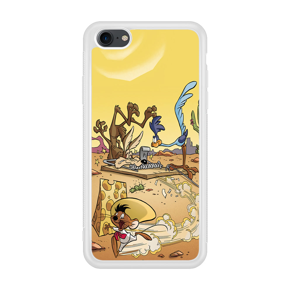 Road Runner Wile E Coyote Trapped iPhone 8 Case