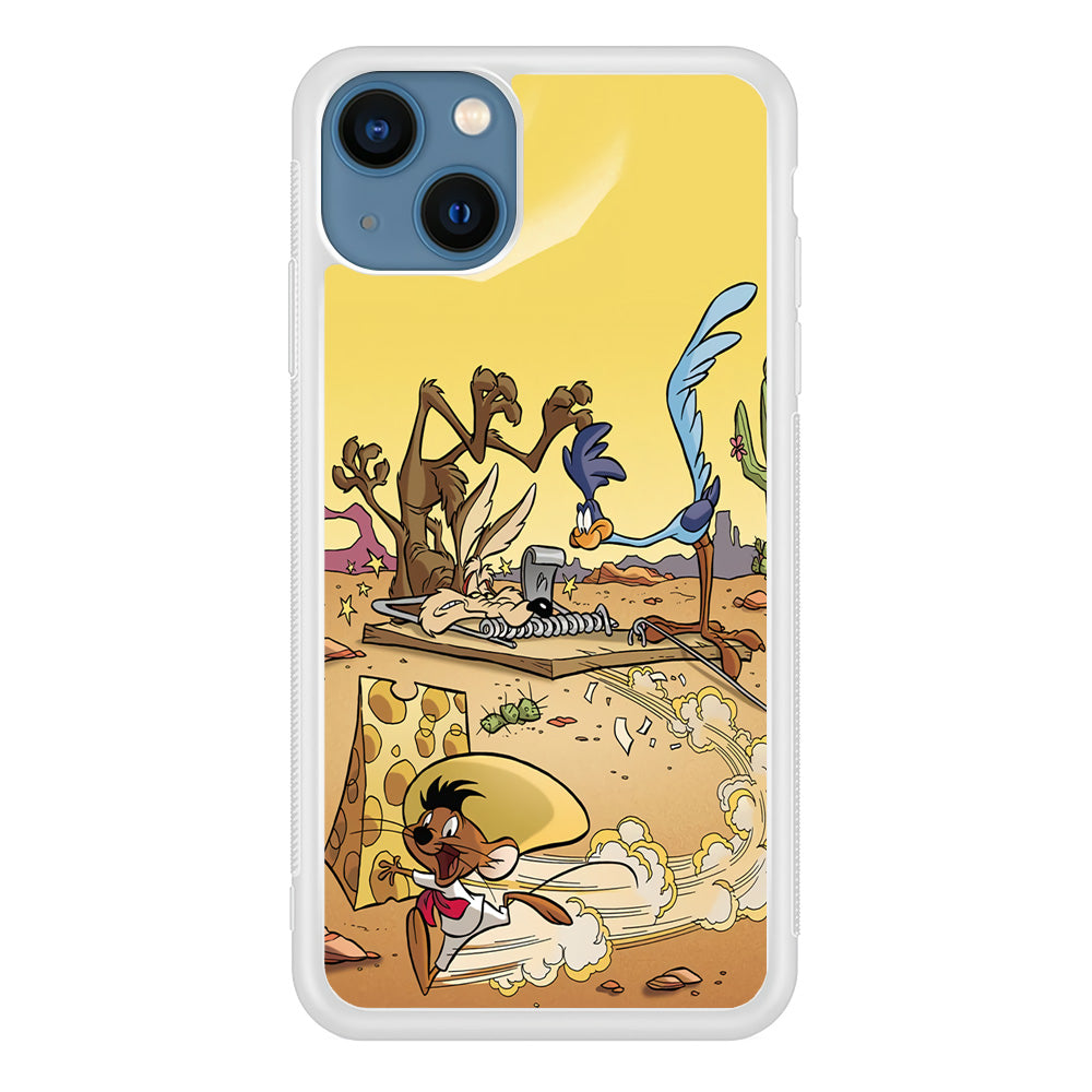 Road Runner Wile E Coyote Trapped iPhone 13 Case