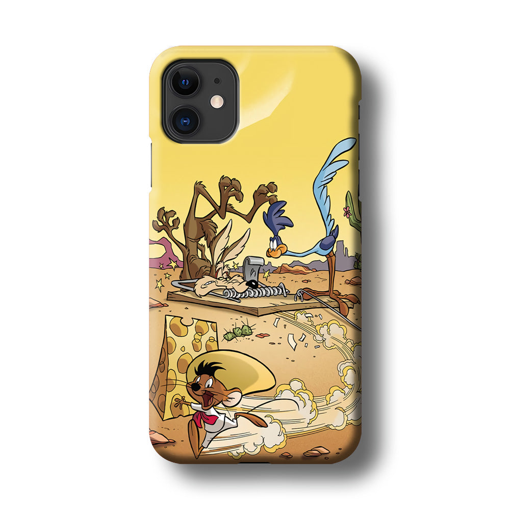 Road Runner Wile E Coyote Trapped iPhone 11 Case